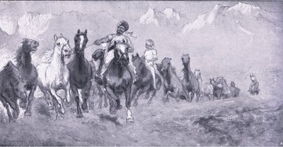 المبردات الهنود يأخذون مبالغ إلى Stellens bosch ، من After Pretoria: The Guerilla War التي نشرتها Harmsworth Bros Limited ، 1901 بواسطة هنري إنجليس جودريل شيلدون ويليامز