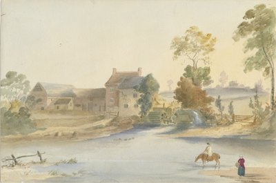 Seisdon Mill: رسم بالألوان المائية ، بدون تاريخ [1844] بواسطة هنري جيمس نويز