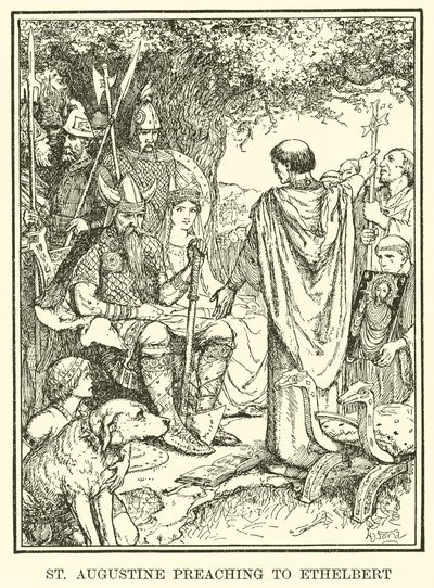 الوعظ القديس أوغسطينوس إلى Ethelbert بواسطة هنري العدل فورد