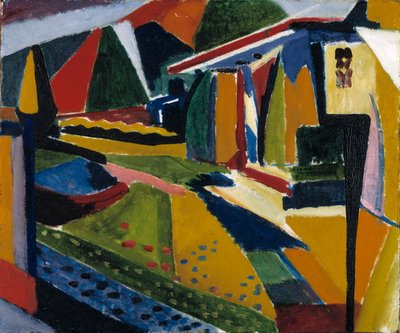 مناظر طبيعية مجردة ، 1915-1916. بواسطة هنري ليمان ساين
