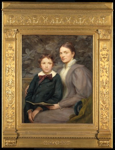 السيدة ويليام ت.إيفانز وابنها ، 1895. بواسطة هنري أوليفر ووكر