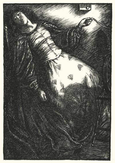 قصيدة ماثيو أرنولد: The Forsaken Merman (نقش) بواسطة هنري أوسبوفات