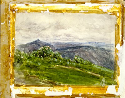 المناظر الطبيعية الجبلية ، المرتفعات ، كارولينا الشمالية ، 1889. بواسطة هنري اوساوا تانر