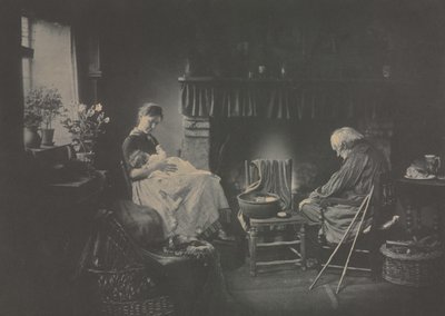 الفجر والغروب بواسطة Henry Peach Robinson