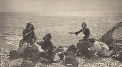 ثرثرة على الشاطئ بواسطة Henry Peach Robinson