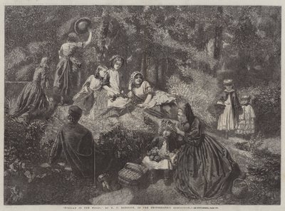 عطلة في الغابة بواسطة Henry Peach Robinson