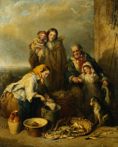 عائلة الصياد 1861 بواسطة هنري بيرلي باركر