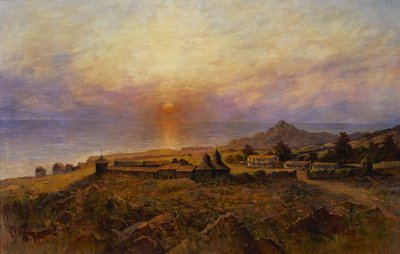 فورت روس. تسوية الشركة الروسية الأمريكية ، ج. 1880 بواسطة هنري راشن