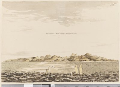 الصفحة 16 Otaheite ، عندما تحمل بوينت فينوس SW مسافة 5 كيلومترات بعيدة ، 1768-75 (مرحاض) بواسطة هنري روبرتس