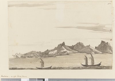 الصفحة 22 Huaheine ، إحدى جزر المجتمع ، 1768-1775 (مرحاض) بواسطة هنري روبرتس