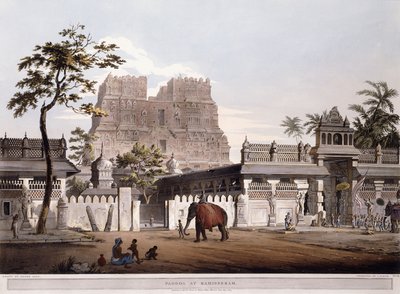 معبد في راميسيرام ، 1803 بواسطة هنري سالت