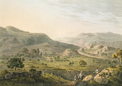 ممر عطبرة في الحبشة ، نقش دانيال هافيل (1785-1826) 1809 (أكواتينت) بواسطة هنري سالت