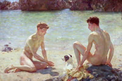 الرفاق ، 1924 بواسطة Henry Scott Tuke