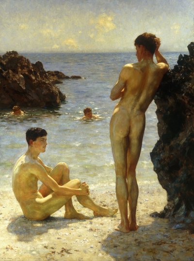 عشاق الشمس 1923 بواسطة Henry Scott Tuke