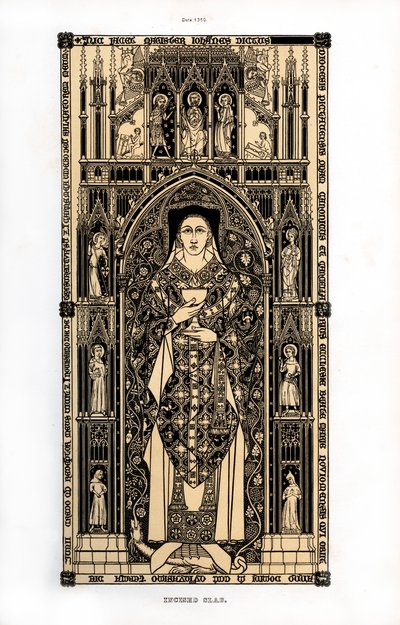 شريعة بواتييه ، c1350 ، 1843. بواسطة هنري شو