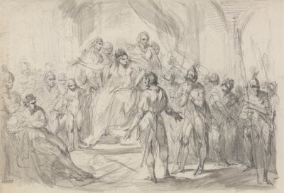 أحضر ستيفن سجينًا إلى الإمبراطورة ماتيلدا بواسطة Henry Singleton