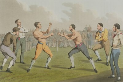 معركة جائزة ، مائية من قبل كلارك ، حانة. بقلم توماس ماكلين ، 1820 (أكواتينت) بواسطة هنري توماس الكين