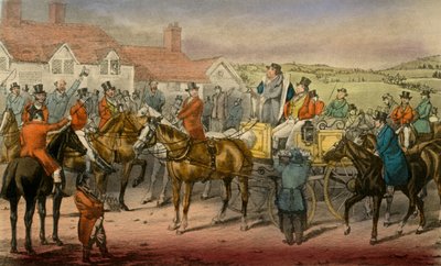 يعلن السيد جوروكس عدم قدرته على الاشتراك في Surrey Stag-hounds ، 1838 بواسطة هنري توماس الكين