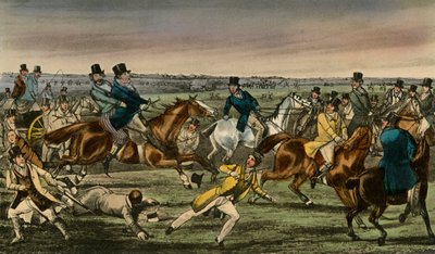 يجعل السيد جوروكس مشاركته في حلقة رهان نيوماركت ، 1838 بواسطة هنري توماس الكين