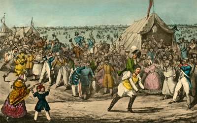 الرياضة في فرنسا - السيد جوروكس يتفوق على بارون للسرعة ، 1838 بواسطة هنري توماس الكين