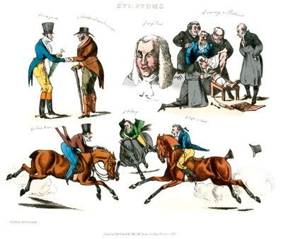 أعراض أن تكون مسليا ، 1822. بواسطة هنري توماس الكين