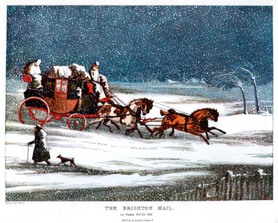 بريد برايتون في يوم عيد الميلاد ، 1836 1905. بواسطة هنري توماس الكين