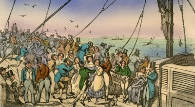 متع حزمة مارجيت البخارية ، 1838 بواسطة هنري توماس الكين