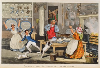Yoicks! ... Tally Ho! ... ابحث عن المعجنات !، من حياة نيمرود "حياة رياضي" ، 1874 ، (النقش اليدوي) بواسطة هنري توماس الكين