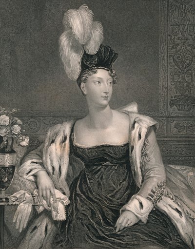 الأميرة شارلوت ، ويلز ، c1817 ، أوائل منتصف القرن التاسع عشر. بواسطة هنري توماس ريال