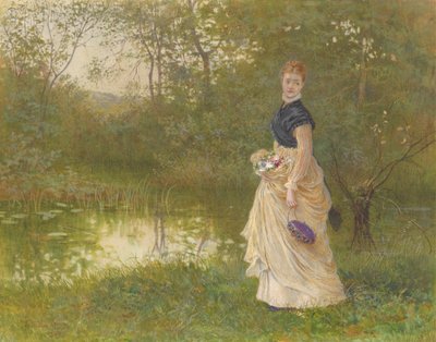 بجانب Lily-Pond بواسطة هنري تاونلي جرين