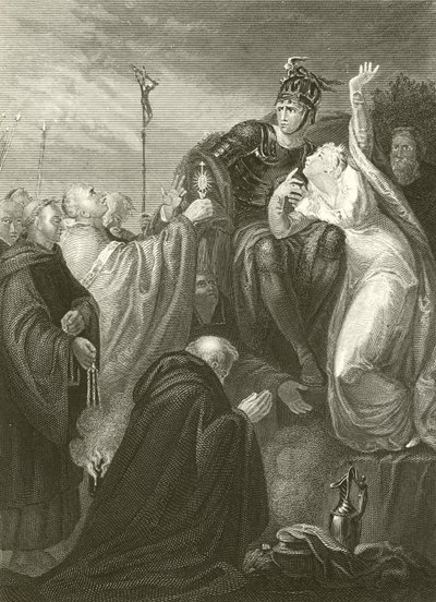 القديس أوغسطين قبل Ethelbert بواسطة هنري تريشام