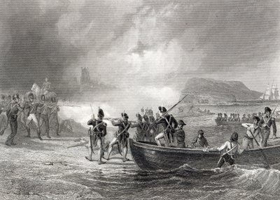 محاولة الأسطول الفرنسي الهبوط في خليج بانتري ، كورك عام 1796 بواسطة هنري وارن