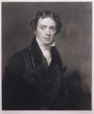 صورة لمايكل فاراداي (1791-1867) منقوشة بواسطة صمويل كوزينز (1801-1887) 1830 بواسطة هنري ويليام بيكرسجيل