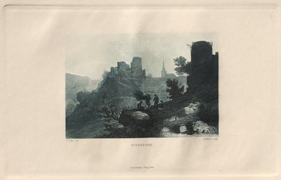 راينلاند الخلابة والرومانسية: Niedeggen ، 1928. بواسطة هنري وينكلز