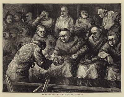 روما ، يوم Candlemas في سانت بيتر بواسطة هنري وودز