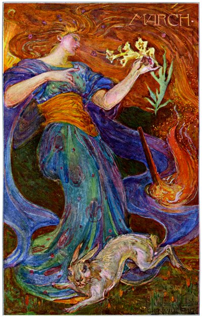 "مارس" ، ١٨٩٨. بواسطة هربرت جرانفيل فيل