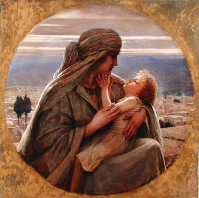 أمسية في الناصرة (زيت على قماش) بواسطة هربرت جوستاف شمالتس