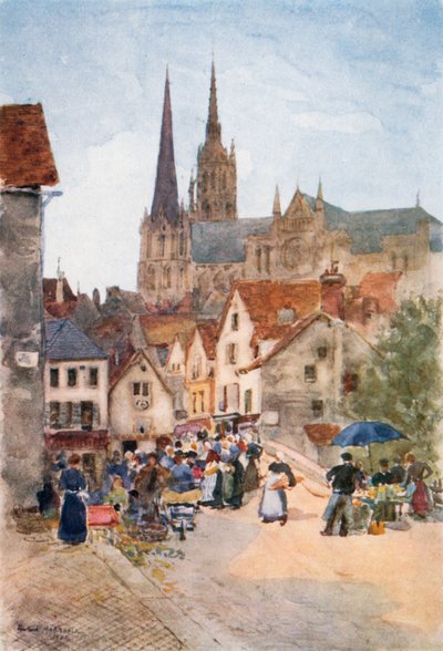Rue de la Porte Guillaume، Chartres بواسطة هربرت مينزيس مارشال