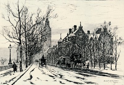 السد ، وستمنستر ، c1892 ، 1894 بواسطة هربرت مينزيس مارشال