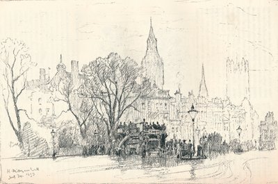 وايتهول ، c1893 بواسطة هربرت مينزيس مارشال