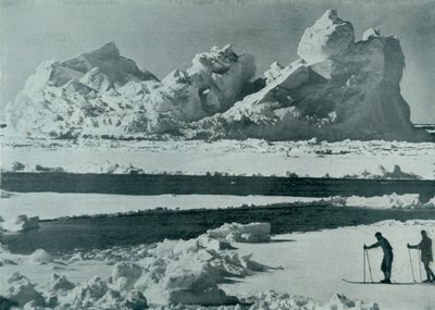 A Berg Break Breaking in the Pack ، c19101913 ، 1913 بواسطة هربرت بونتينج