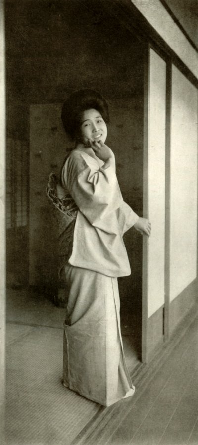 خادمة اليابان العادلة ، 1910. بواسطة هربرت بونتينج