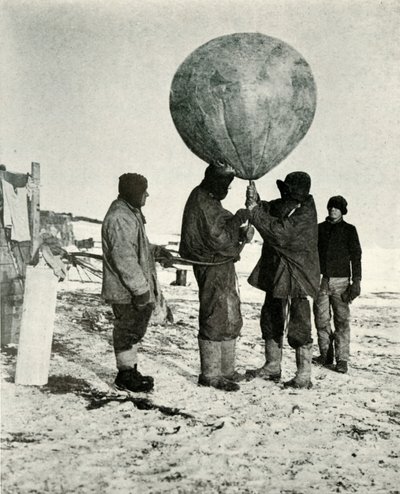 د. سيمبسون يرسل بالونًا ، 1911 ، 1913 بواسطة هربرت بونتينج