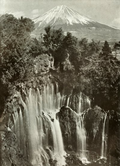 فوجي وشلال شيرا-إيتو ، 1910. بواسطة هربرت بونتينج
