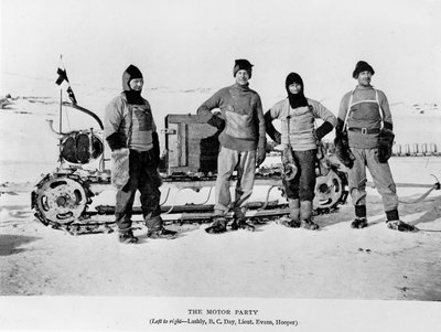 حفلة موتور - لاشلي ، داي ، إيفانز وهوبر ، 1911 بواسطة هربرت بونتينج