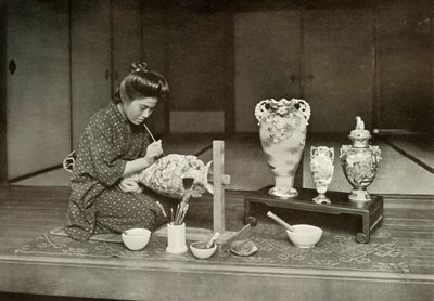طلاء الفخار للتصدير ، 1910. بواسطة هربرت بونتينج