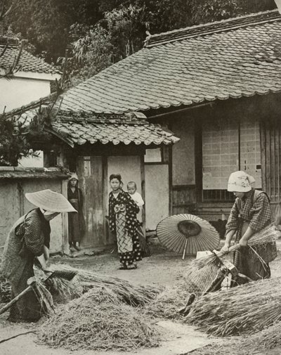 نساء الفلاحين يرأسون الشعير ، 1910. بواسطة هربرت بونتينج
