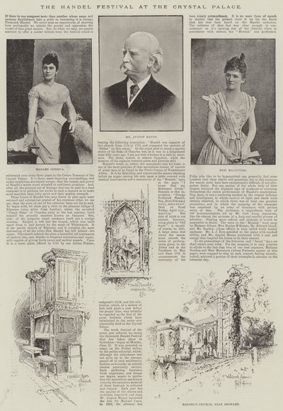 مهرجان هاندل في كريستال بالاس بواسطة Herbert Railton