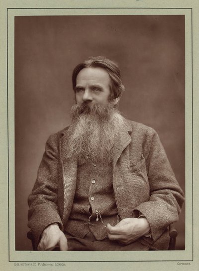 صورة للرسام ويليام هولمان هانت 1827-1910 ، حوالي 1885. بواسطة هربرت روز بارود