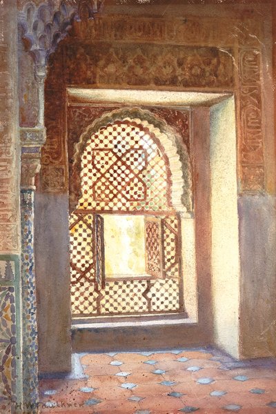 نافذة في قاعة العدل ، 1906. بواسطة هربرت دبليو فولكنر